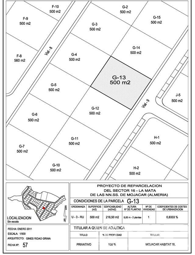 VIP7683: Land for Sale in Mojácar Playa, Almeria