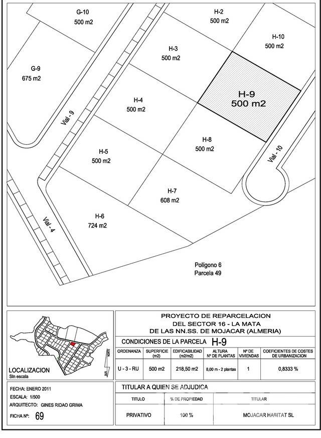 VIP7683: Land for Sale in Mojácar Playa, Almeria