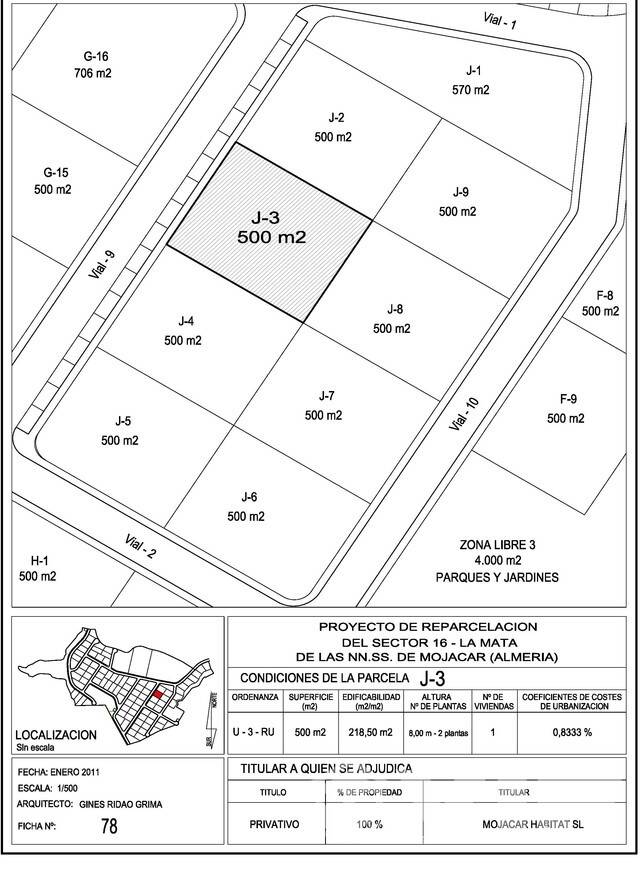 VIP7683: Land for Sale in Mojácar Playa, Almeria