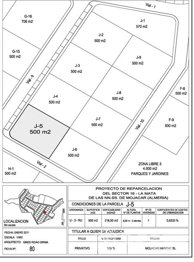 VIP7683: Land for Sale in Mojácar Playa, Almeria