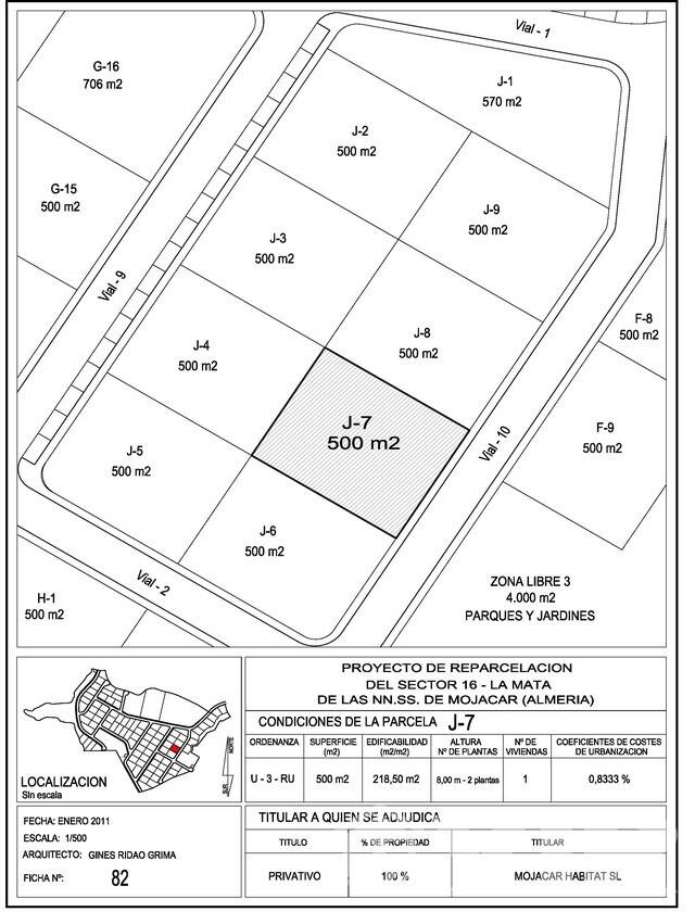 VIP7683: Land for Sale in Mojácar Playa, Almeria