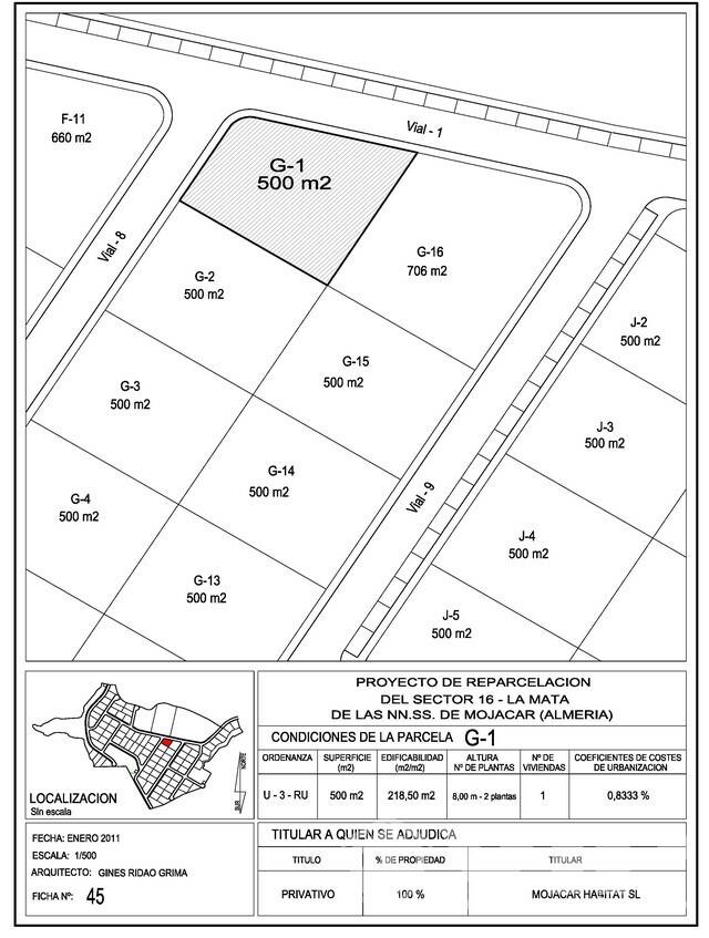 VIP7683: Land for Sale in Mojácar Playa, Almeria