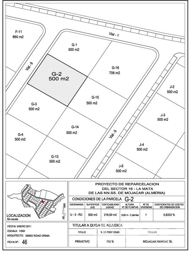 VIP7683: Land for Sale in Mojácar Playa, Almeria