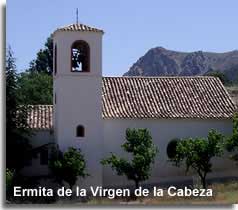 Pretty chapel at Umbria de la Virgen in the foothills of Sierra Maria