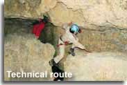 Technical route cave tunnels