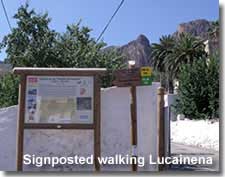 Walking routes of Lucainena de las Torres in Almeria