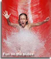 Waterpark slide